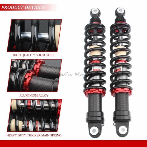 400mm Motorcycle Black Front Air Shock Absorber Suspension For Honda Sportrax - Picture 4 of 24