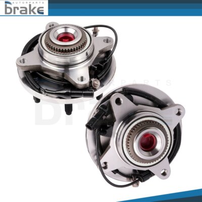 2 Front Wheel Hub Bearings For Ford F-150 2009 2010 4X4 4WD XLT XL Lariat 5.4L