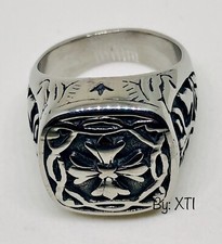 Cross Celtic Solid 316L Ring Size: 9 