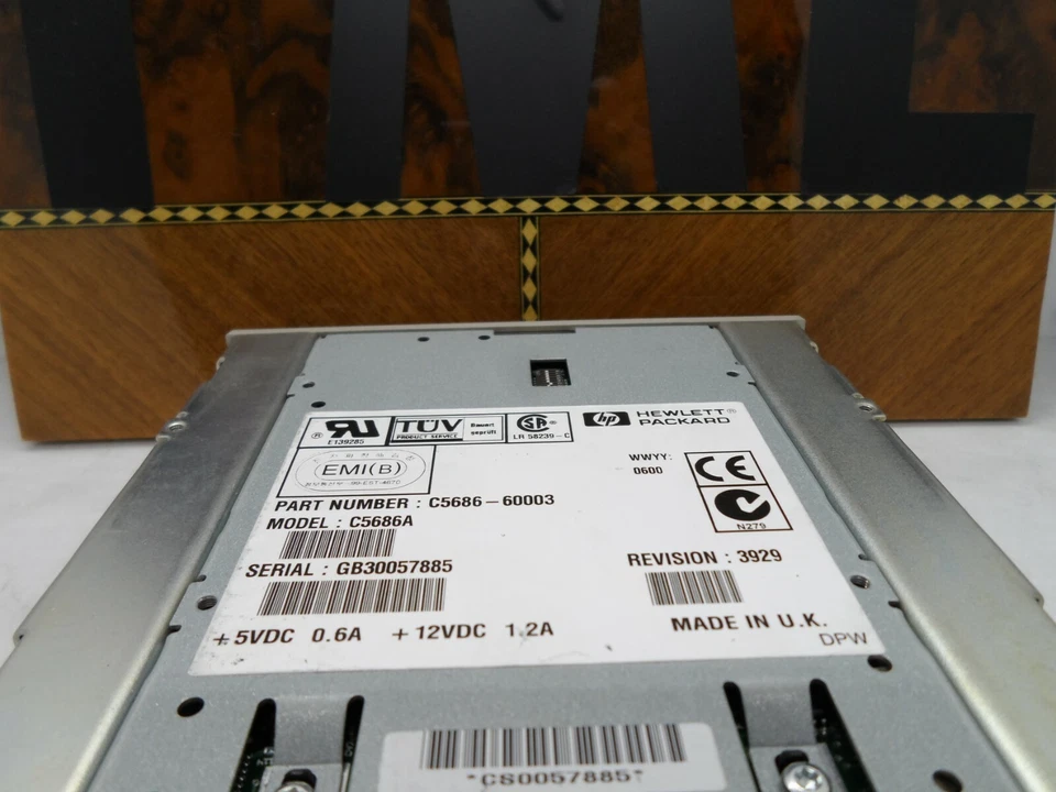 HP SureStore DAT40 DDS4 20/40Gb Internal Tape Drive C5686A C5686-60003 - Image 3 of 3