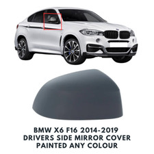 Au&szlig;enspiegel Deckel Lackiert F&uuml;r BMW X6 F16 2014-2019 Fahrerseite Rechts
