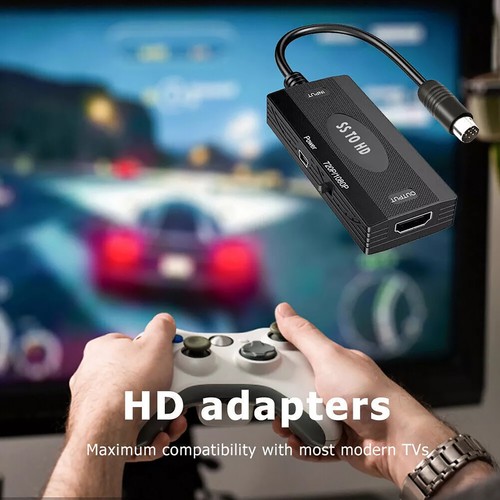 HDMI-Compatible Converter SS To HD For Sega Saturn Console DC5V 1080P 16:9/4:3 - Picture 7 of 10