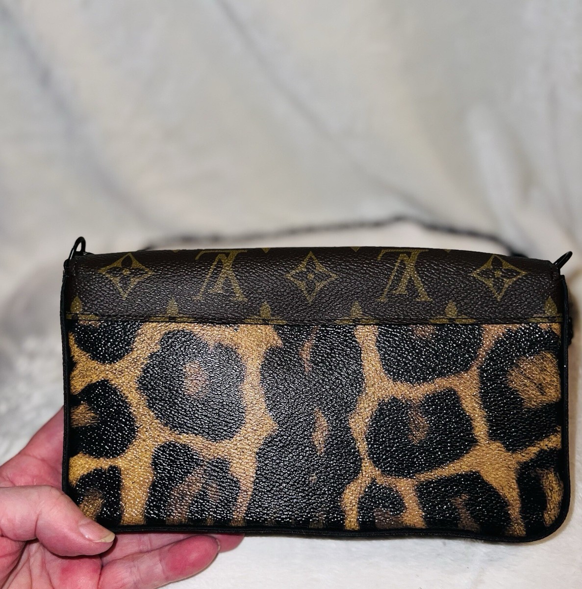 Vuitton Pochette Louis Vuitton Cheetah Bag Bag Chain Lv Leopard