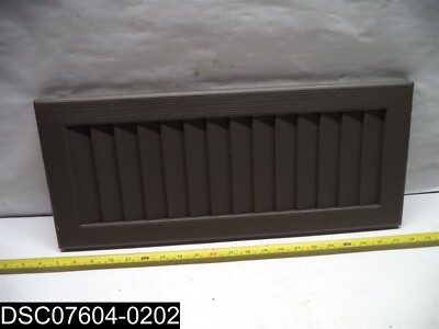 QTY=2: 1104 302 Plastic Brown Shutter 21-5/8'' X 9'' X 3/4''