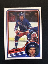 1984-85 O-PEE-CHEE NHL HOCKEY #146 DAVE MALONEY NEW YORK RANGERS