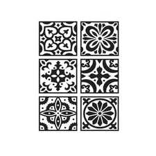  #89  Darice Embossing Folder Essentials  SQUARE PATTERN 30041342