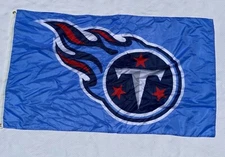 NFL Football Souvenir Flag Banner 60 x 35.5 inches Tennessee Titans