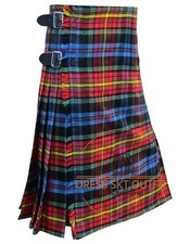 LGBT Pride Tartan Scottish Handmade Traditional Kilt For Men's Custom Size Kilts
