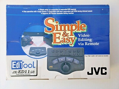 JVC Video Editing Controller JX-ED11 (J) Simple & Easy Video Editing Brand New 