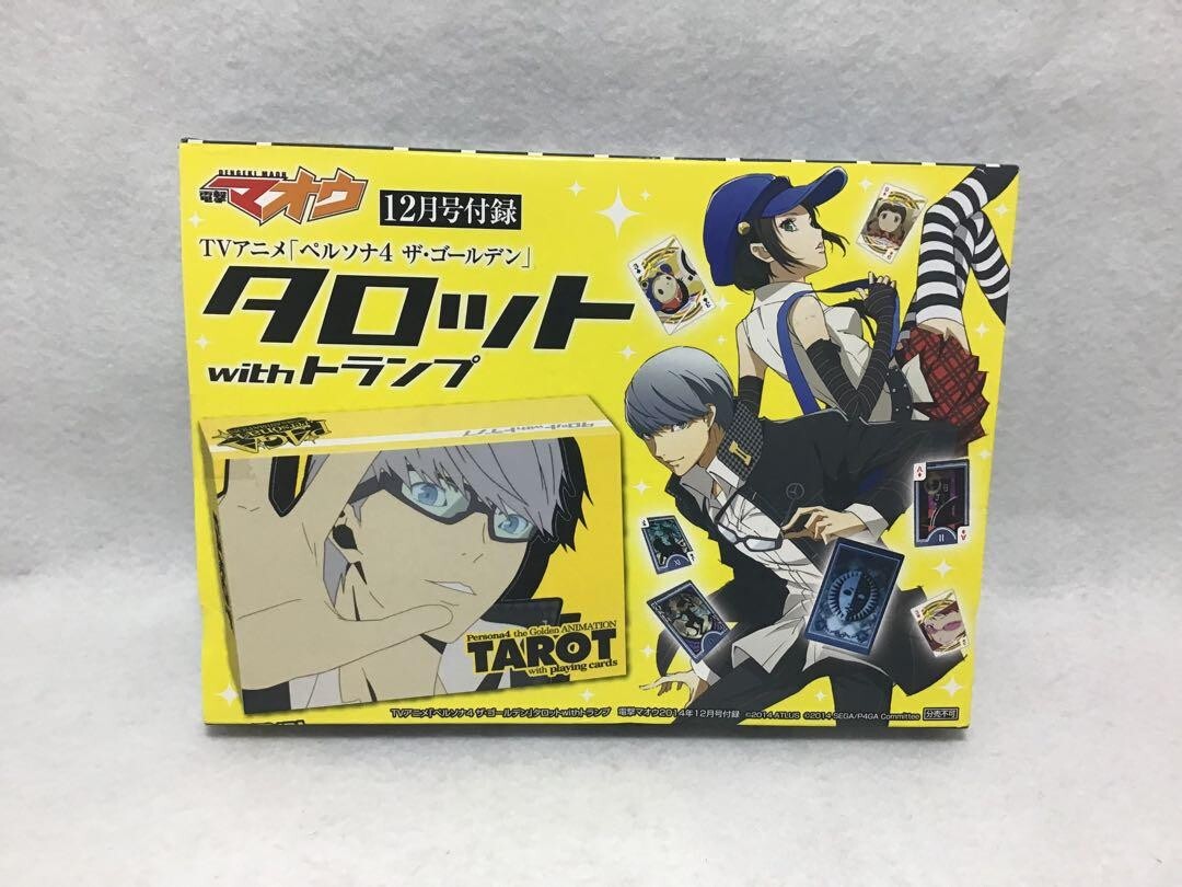 Persona 4 the anime Tarot Playing cards Limited Japanese anime