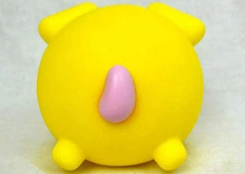 Oshaberi Doubutsu Japón Chirrido Squishy Prensa Animal Bola Juguete Lindo Perro Amarillo Foto 4 de 4
