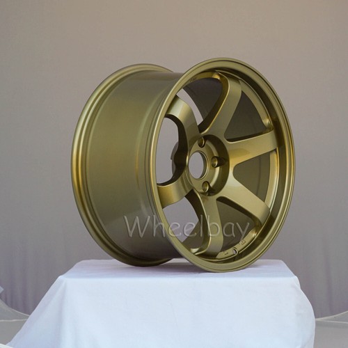 4 PCS ROTA WHEEL GRID 18X8.5 44 & 18x9.5 5X114.3 38 73 GOLD - Picture 7 of 8