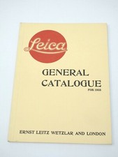 Leica Camera Catalogue for 1933 - Hove Camera Company Reprint