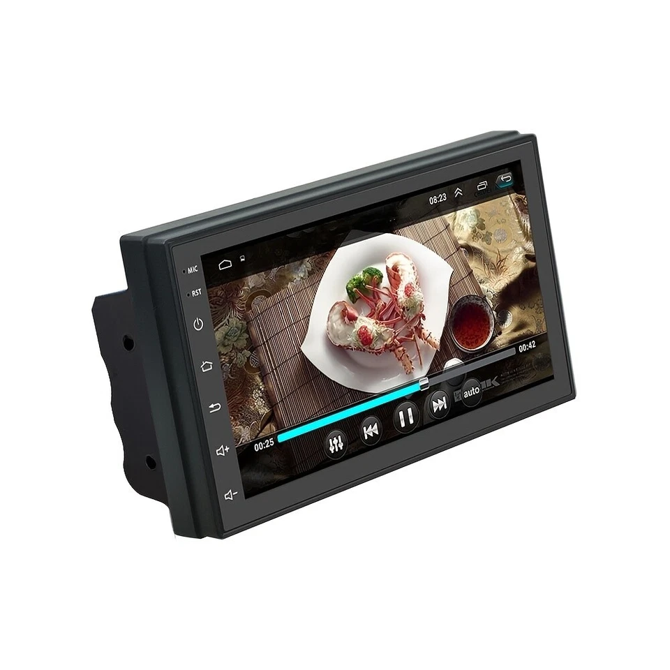 7 Inch Android Double 2Din Car Radio Stereo GPS Nav Unit USB FM + Rear Camera - Image 4 of 4