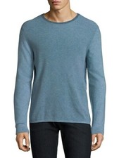 Zachary Prell Lakeside Cotton Sweater HEATHER BLUE XXL