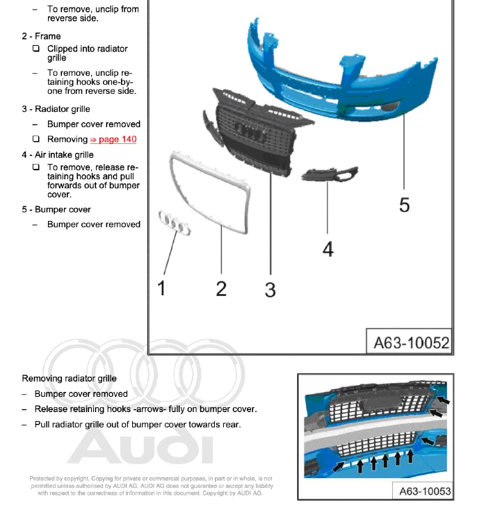 Audi A3 8P 2003-2008 - Manuel d'atelier officiel - Anglais - Photo 4/4