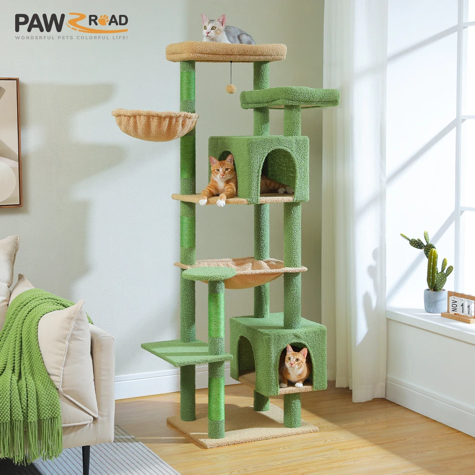 PAWZ Road Cat Tree Tower Scratching Post Scratcher Condo House Furniture 175cm - image 3 of 4