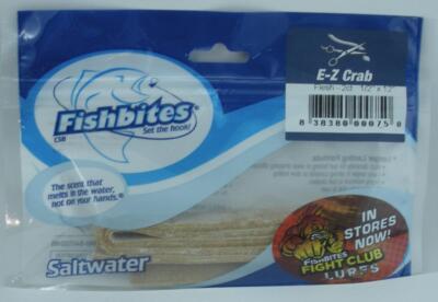 Fishbites 0275 Flesh EZ Crab FishBite 1/2'' x 12'' 2CT