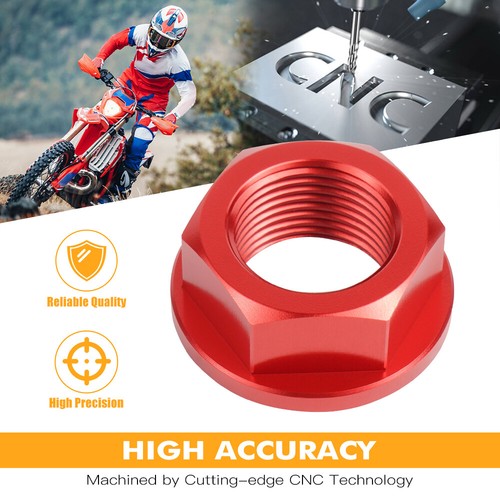 Rear Wheel Axle Nut For Beta Xtrainer 300 2015-2022 RR 400 450 4T Enduro 2012-14 - Picture 4 of 10