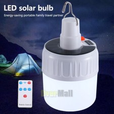 Rechargeable 24 LED Outdoor Camping Tent Light USB  Solar Lantern Hiking Lamp