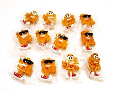 Nabisco Shreddies Cereal Premiums Eddie and Freddie Suction NIP 12pc