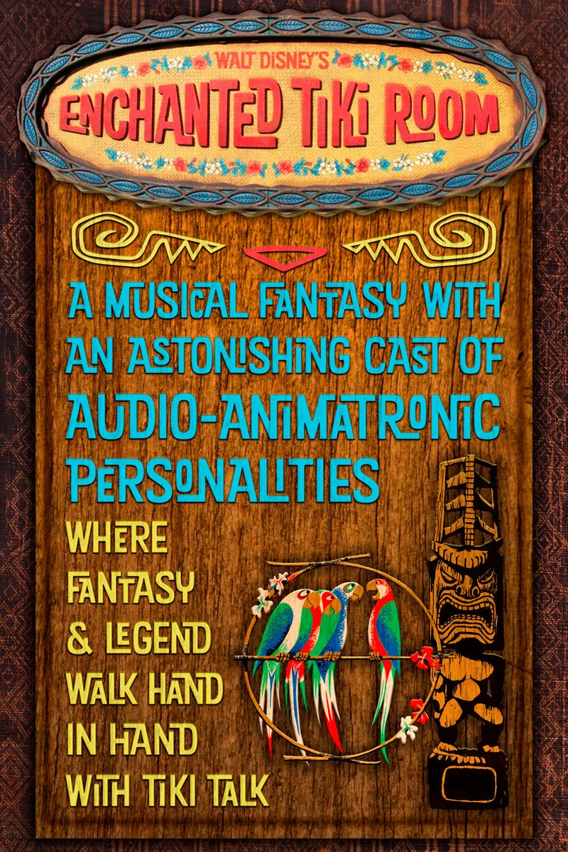 Enchanted tiki room decor sale