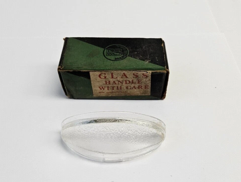 Lente transparente Desoto Chrysler 1937-1938 matrícula 668375 nuevo de stock Foto 3 de 4