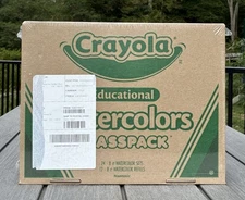 Crayola Watercolor Paint Set Classpack New Sealed Case of 36 Count Non Toxic