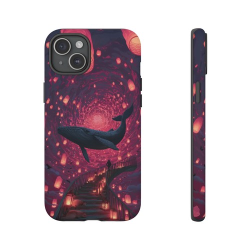 Flying Whale Staircase Lanterns - Phone Cover Case for iPhone, Galaxy, Pixel - 第 49/259 張圖片