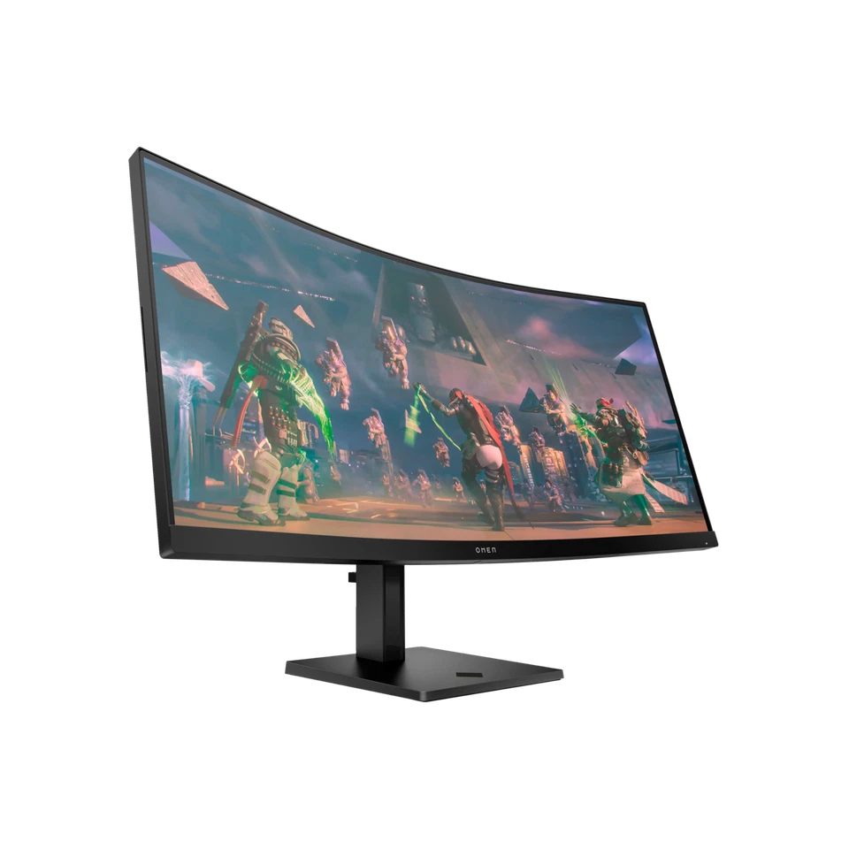 HP Omen 34c Gaming Monitor - VA, WQHD, 165Hz, Höhenverstellung - Bild 3 von 4