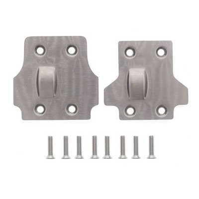 Edelstahl Chassis Unterfahrschutz Set für Arrma Kraton Outcast Senton Talion