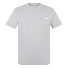 Berghuas T Shirt Grey Mens Classic Logo Size L XL Short Sleeve