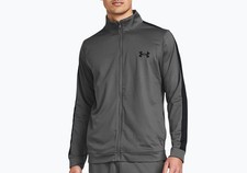 Under Armour UA Jacke Sweatshirt Trainingsjacke Tracktop Herren Gr.S Sweat
