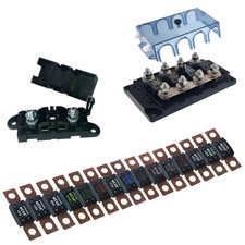 Megasicherungen und Sicherungshalter bis 500 Ampere, 32 Volt, Hochstromsicherung