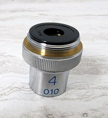 Monolux Micro Plan Din 4 0.10 Optic Laboratory Microscope Objective Lens