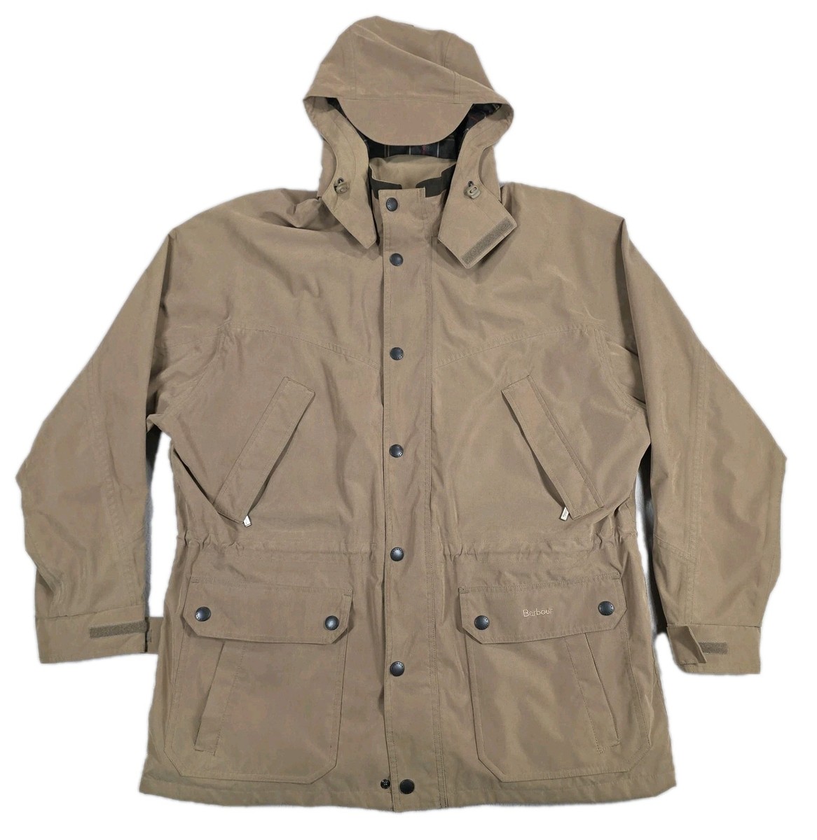 Barbour Fulbourn Summer Jacket Mens XL Lightweight Plaid Lined