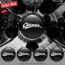 Oldsmobile Decals Set Of 4 3d Gel Silicone Center Wheel Caps Stickers