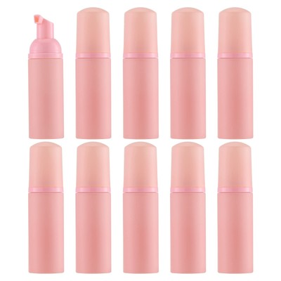 10PCS Soap Foam Bottle 2 oz Empty Travel Foaming Lash Shampoo for Cleanser Di...