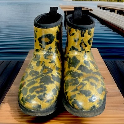 UGG 1122512 Classic Clear Animal Panther Print Mini Boots Leopard