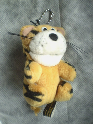 KATZE ALS SCHLÜSSELANHÄNGER Plüschtier  ca. 10 cm Uli Stein + Gerd Koch Vintage