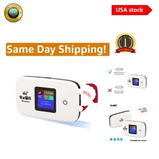 Portable 4G LTE WiFi Hotspot Device for Travel | Unlocked, 10 User Capacity