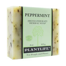 Plantlife Peppermint Bar Soap - Moisturizing and Soothing Soap for Your Skin - H
