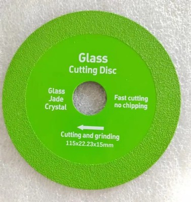 115mm Diamond Glass Cutting Disc Circular Crystal Jade Quartz Saw Blade 2PCS NEW