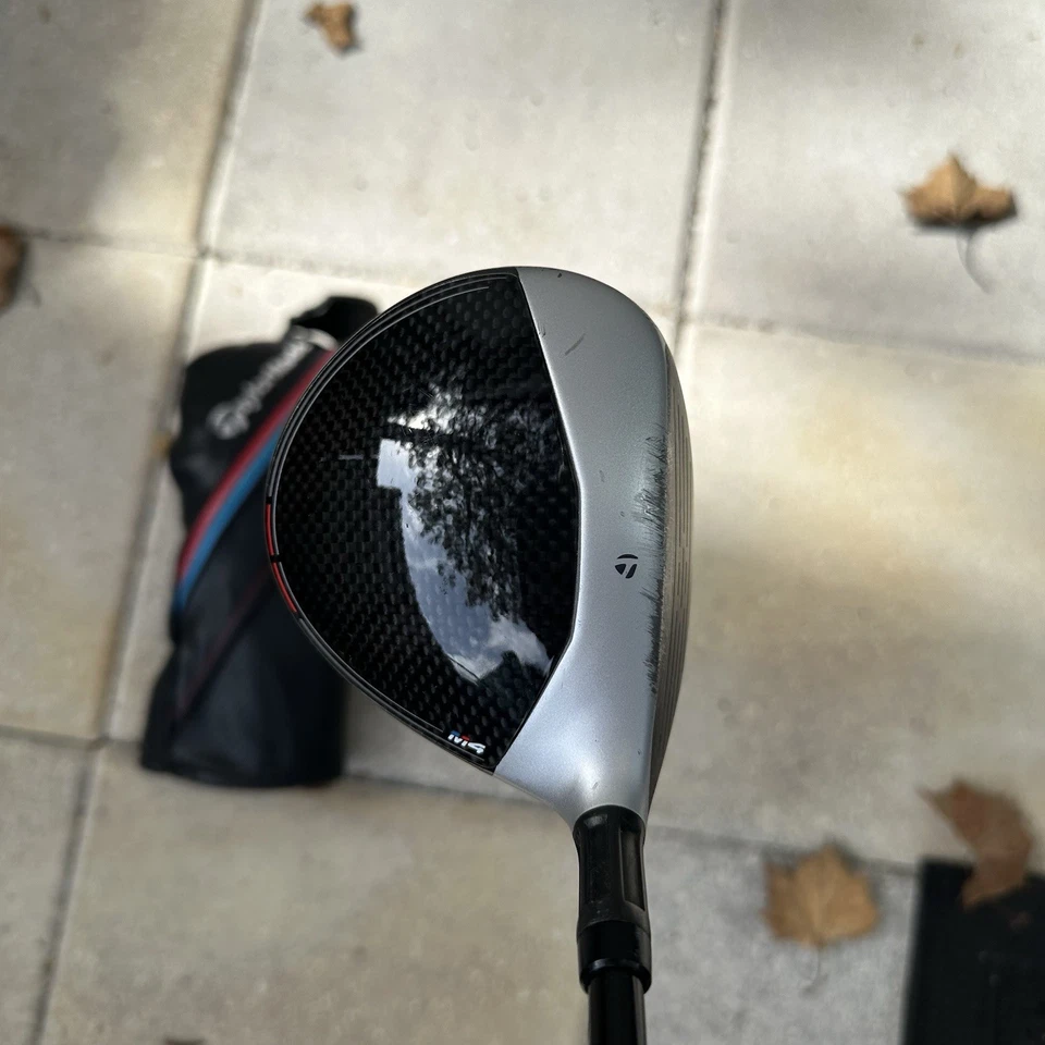 LH TaylorMade M4 3-Madera HL 16.5* Alto Lanzamiento Fujikura ATMOS 5R-Flex Grafito Foto 3 de 4