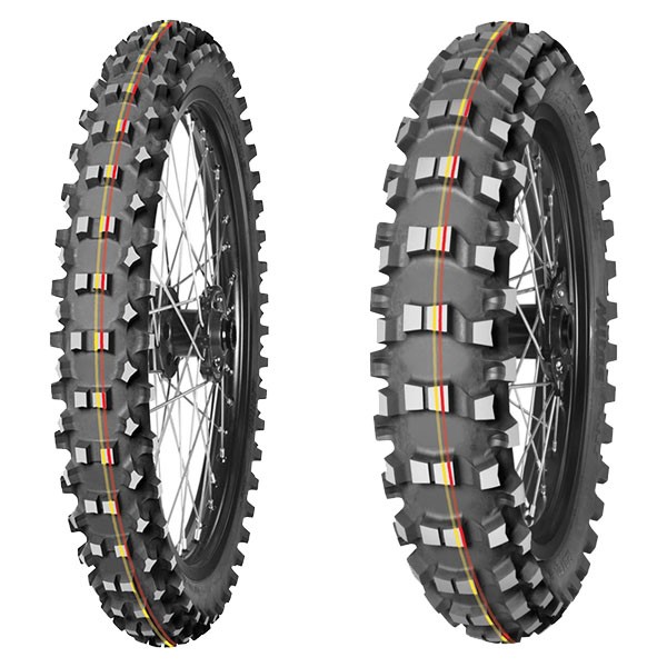 TYRE PAIR MITAS 70/100-19 42M + 70/100-10 41J TERRA FORCE-MX SM (NHS)