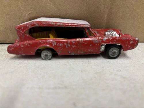 Corgi  Toy - Monkee Mobile 1967 Vintage Dicast  Car Metal Red The Monkees AS IS