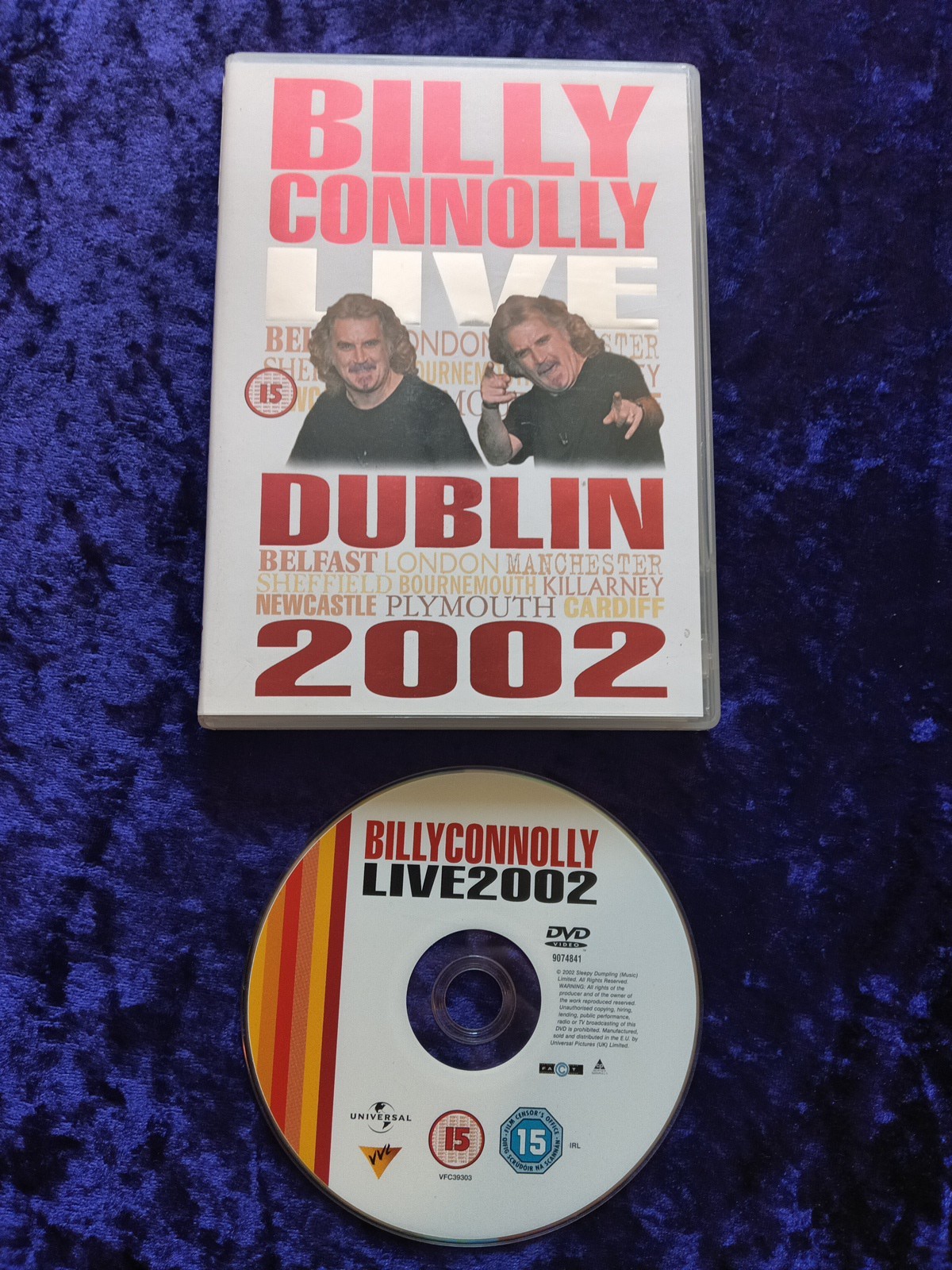 DVD BILLY CONNOLLY LIVE DUBLIN 2002 STAND UP COMEDY TOUR UK R2