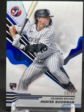 2024 Topps Pristine - Hunter Goodman #40 Blue Refractor /75 (RC)