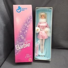1997 Winter Dazzle Barbie Doll Mattel Pink Dress w Box Vintage 90s Barbie