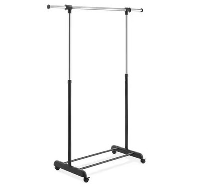 Whitmor Chrome Metal Clothes Rack 47.625 in. W x 64.5 in. H